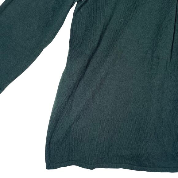 J. JILL V-Neck Sweater Size M Cotton Lightweight Business Casual Fall Academia - Picture 8 of 12